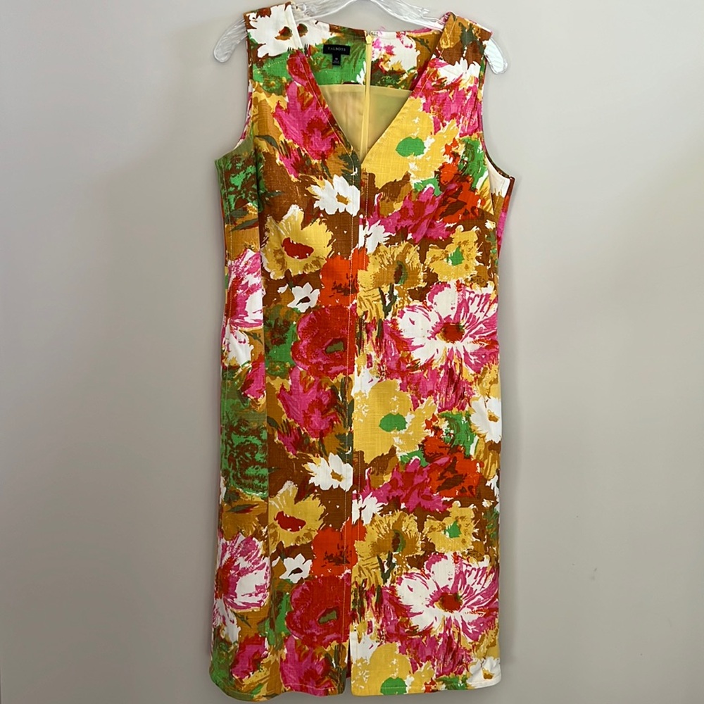 Talbots Floral Sleeveless Dress | 10